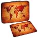 Produktbild Pedea Design Schutzhülle Notebook Tasche bis 17,3 Zoll (43,9cm) mit Design Mauspad, Brown Global Map