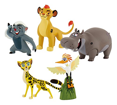 Preisvergleich Produktbild Bullyland 13221 - Geschenkbox Walt Disney Garde Löwen mit 5 Figuren