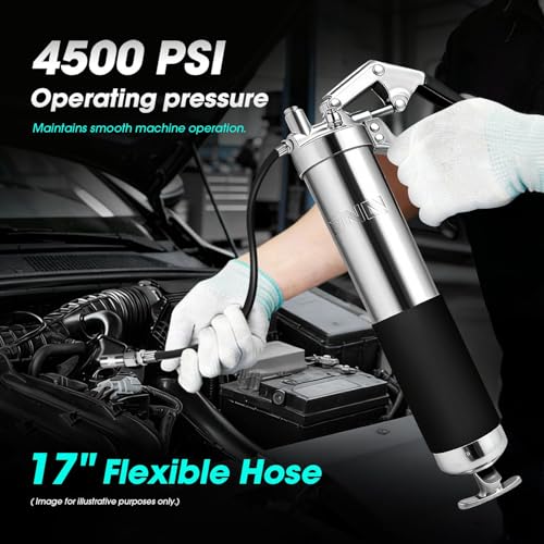 Pistolet à graisse multi-usage DNA Motoring Tools-00102 pompe lubrification manuelle - 5