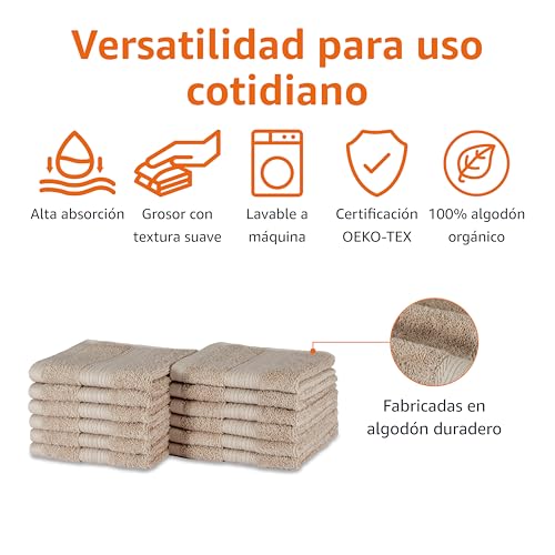 Versatilidad de uso cotidiano de las toallas faciales con alta absorción, textura suave y certificación OEKO-TEX