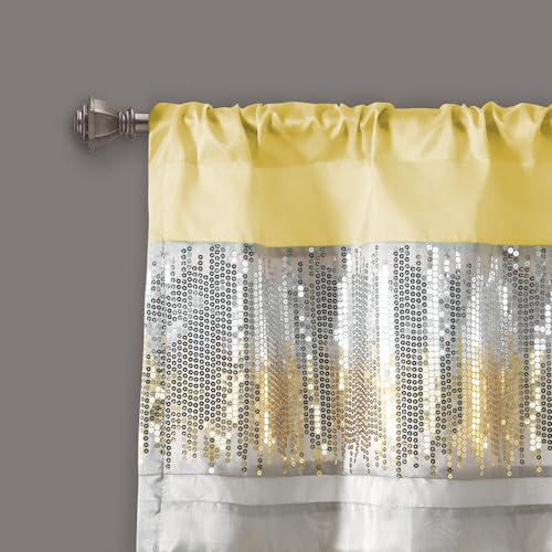 Lush Decor Night Sky Sequins Valance Curtain Single  - image 3