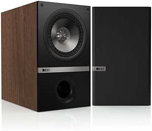 KEF Q100W Bookshelf Loudspeakers - American Walnut (Pair)