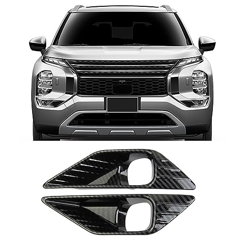 Grille de phare antibrouillard carbone pour look baroudeur Outlander 2022 - 6
