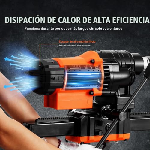 Miniatura 6 de Vevor Taladro De Núcleo Vertical De 20-250 Mm De Diámetro De Perforación Con Soporte Y Broca Para Taladro De Núcleo Taladro De Núcleo De Hormigón De 3200 W Uso Húmedo Y Seco Para Hormigón, Ladrillo