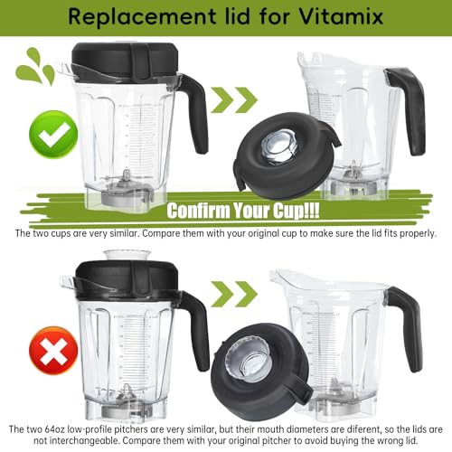 Tapa de repuesto para licuadora Vitamix 64 oz miniatura 3