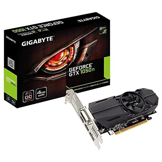 Gigabyte GeForce GTX 1050 Ti Low Profile OC 4 GB GDDR5-grafikkort