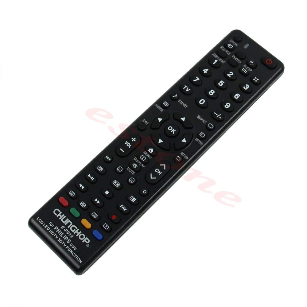 E-P914 - Telecomando universale per Philips con funzione TV LED LCD HDTV 3DTV