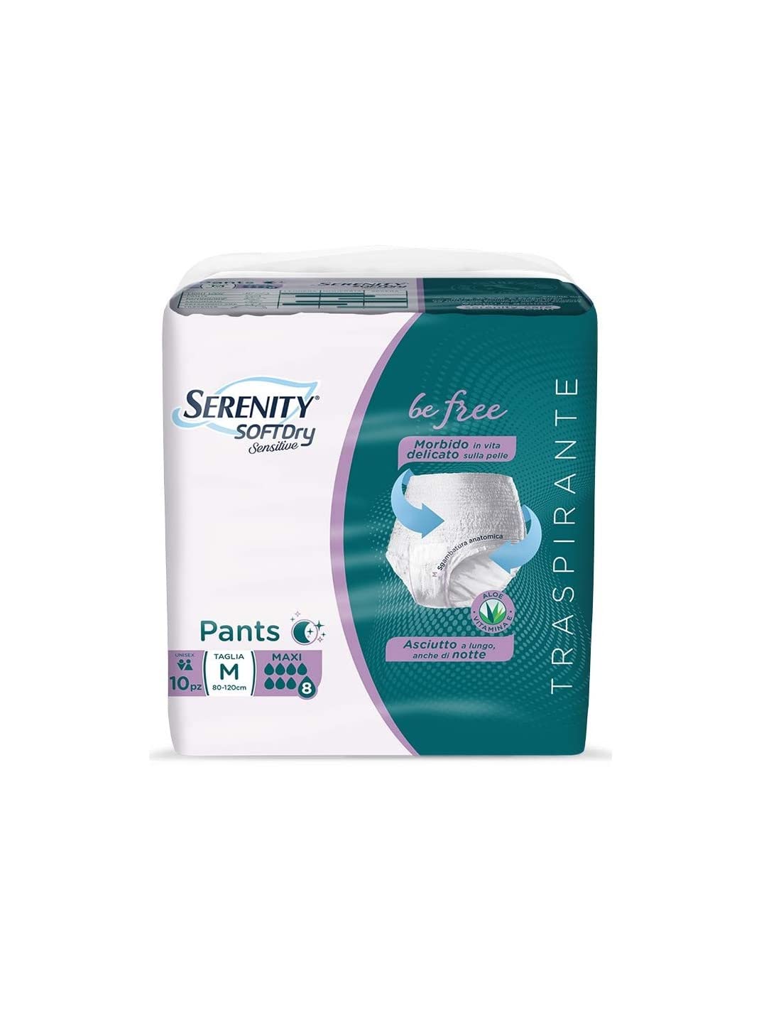 Serenity Pants Sd Sensitive Be Free Maxi M 10 Pezzi
