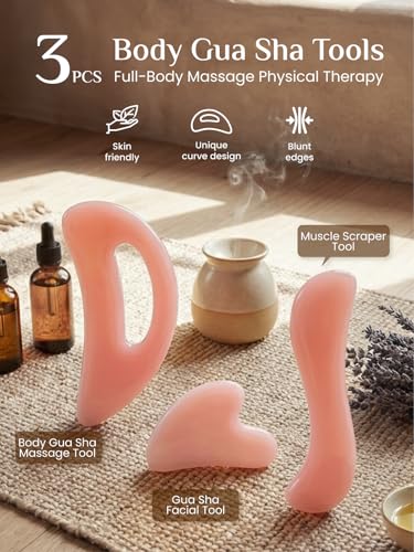 3PCS Resin Gua Sha Body Tool