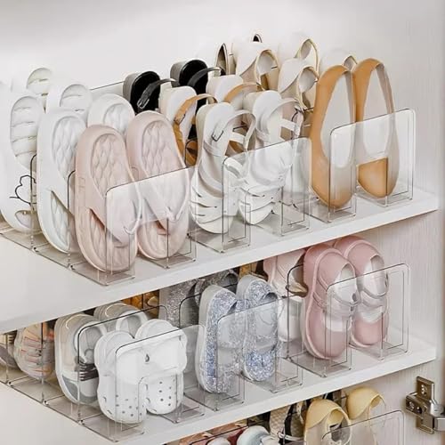 Organisateur de rangement à chaussures vertical pour entrée compacte (4 pièces) - 5