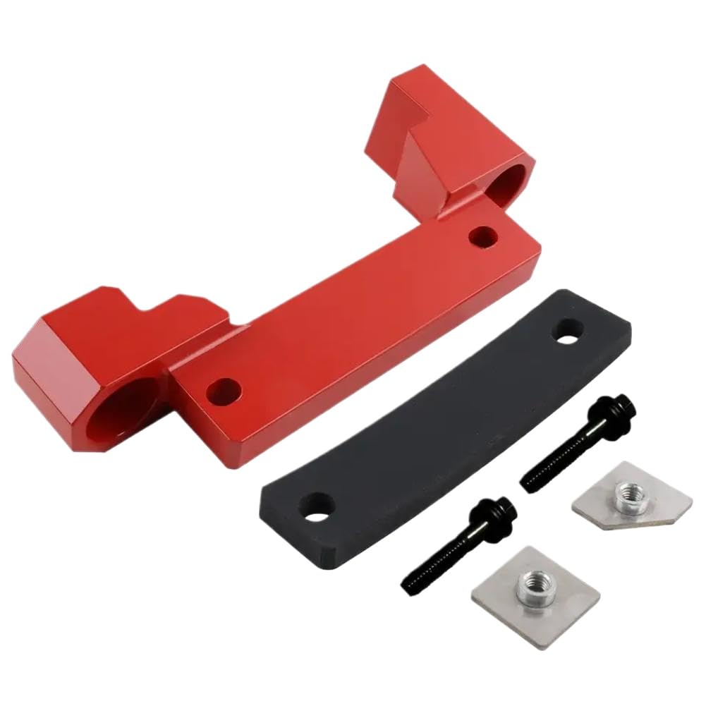 Casdsdtub Onecolor Rear Differential Brace Anodized Red Billet Aluminum Compatible With Dodge Challenger Charger Hellcat 2015 2016 2017 2018 2019 2020