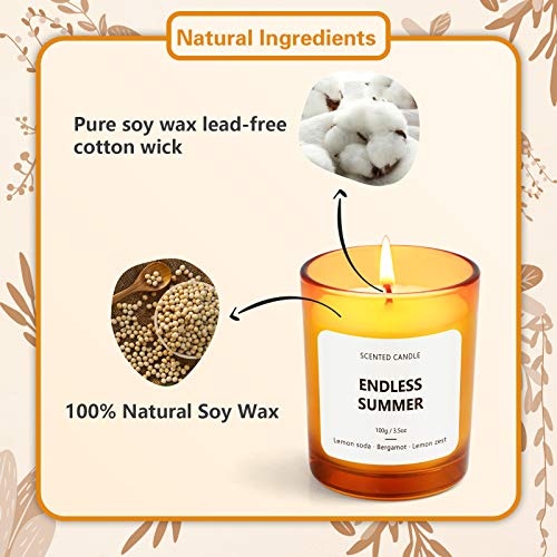 STRN Scented Candles,Scented Candles Gifts Set, Aromatherapy Candles for Home,Soy Wax Candles City of Stars