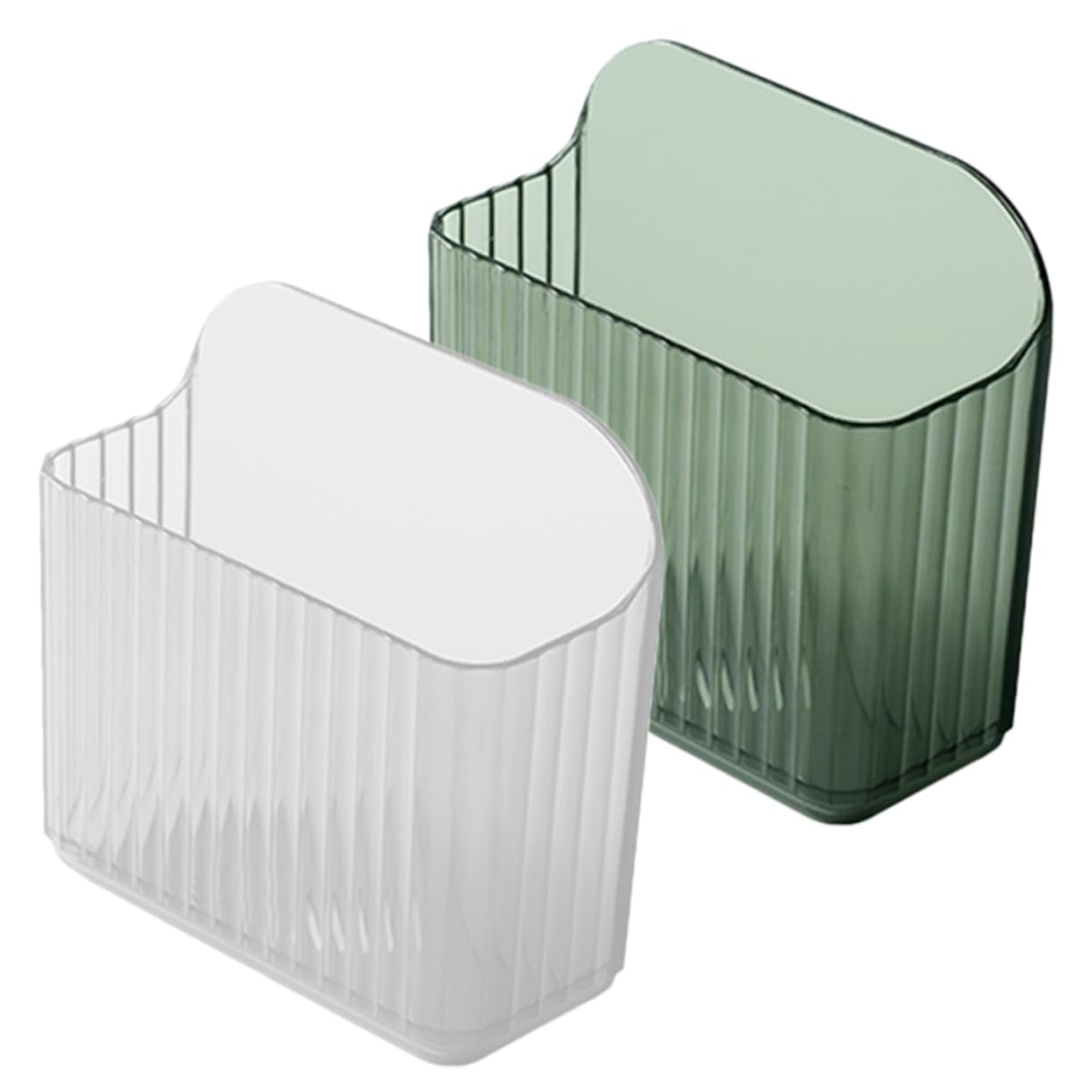 Alipis 8stücke Organizer Box Für Fernbedienungen Und Handy-ladegeräte Transparente Aufbewahrungsbox Ohne Bohren Für Schlafzimmer Büro Und Wohnzimmer
