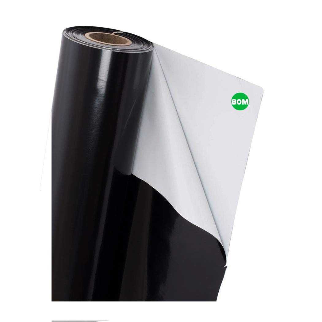 BLACK & WHITE Mylar reflective sheeting film roll hydroponics grow kit 2 to 100m (2 Meter 80 Meter)