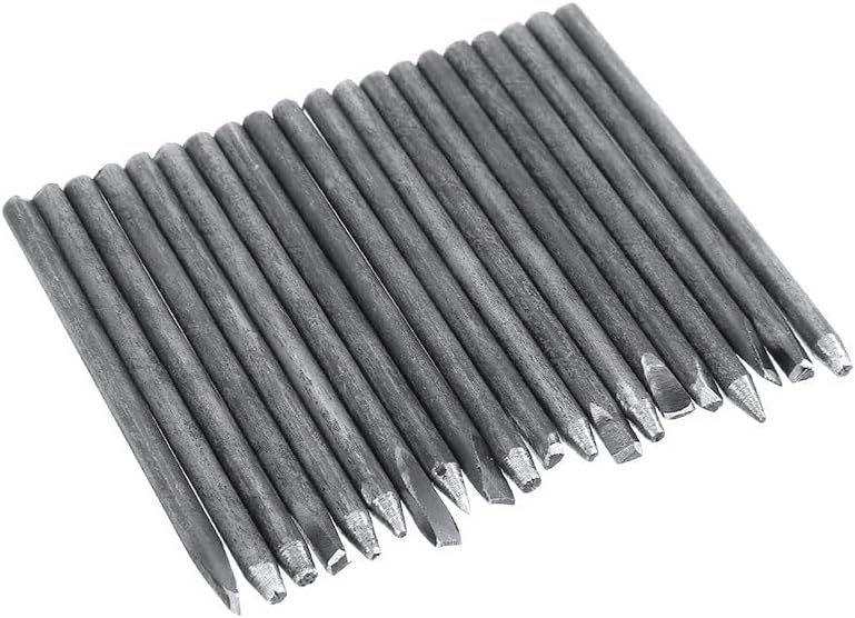 20pcs 4mm DIY Stamp Punch Work Punches Assorted Stamp Punch Jewelry Flower Steel Metal Stamping Leather Carving Staming Tools