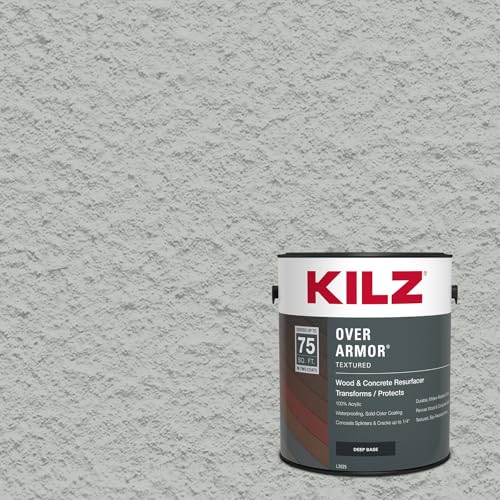 KILZ Over Armor Textured Solid Coating Resurfacer Cape Cod 1 Gallon