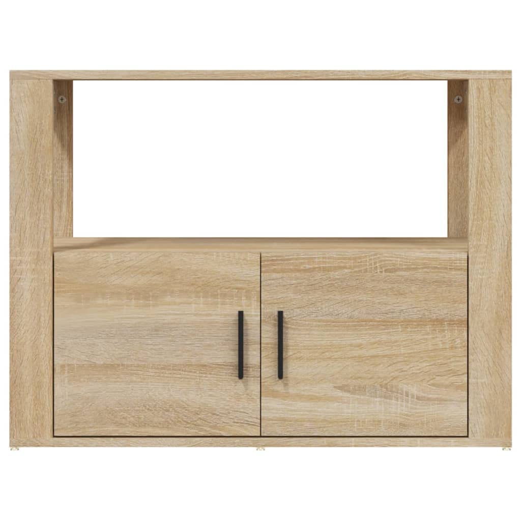 vidaXL Buffet Armoire de Rangement Organisateur de Maison Meuble de Rangement Armoire de Salon Chêne Sonoma 80x30x60 cm Bois d'Ingénierie