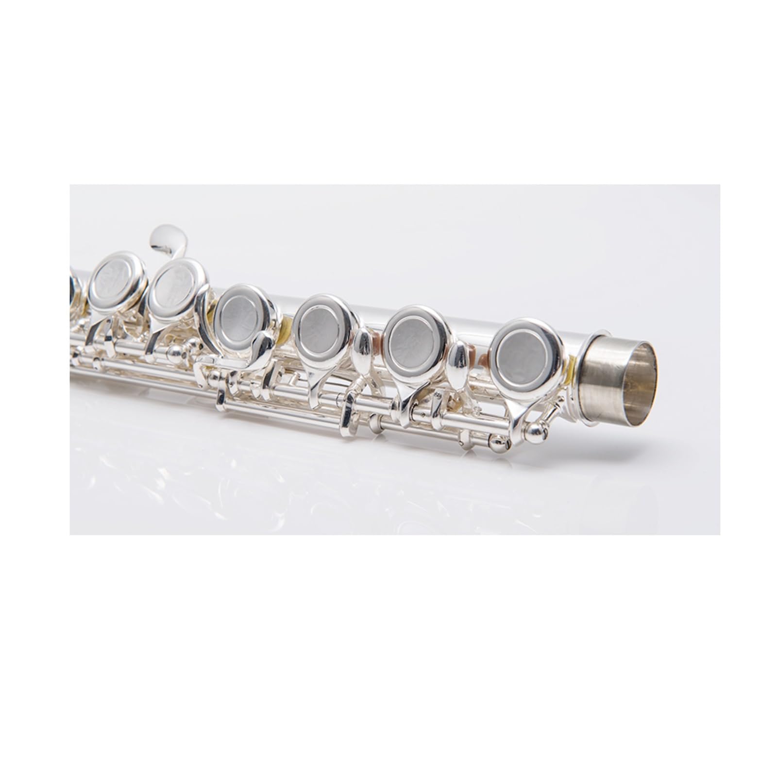 strumento flauto Flauto A 16 Fori Chiusi In Rame Bianco Placcato In Argento, Chiave Do, Strumento A Fiato Orchestrale Per Bambini Adulti flauto traverso