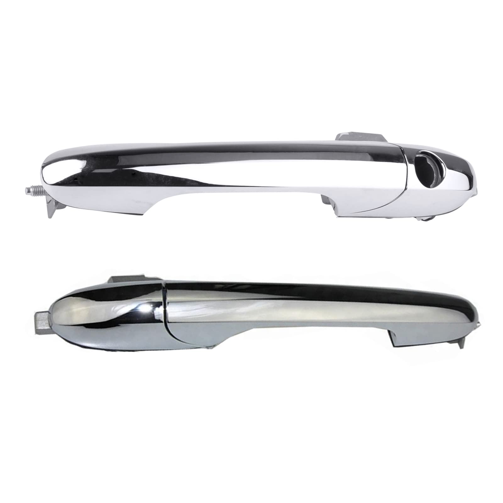 (Lot de 2) Poignée de Porte Extérieure Avant Gauche Conducteur Droite Droit Passager pour 500 500C 595 depuis 2008 idem 735592012, 735451697, 735485875, 735592024, 735592014, 735485874, 735451696