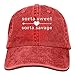 Denim Baseball Cap Sorta Sweet Sorta Savage Men Women Golf Hats Adjustable Plain Cap