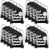 Windyun 16 Pcs Ball Drawstring Backpack Bulk Lightweight...