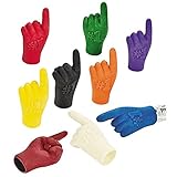 Number 1 Finger Pencil Topper Erasers (1 Dozen)