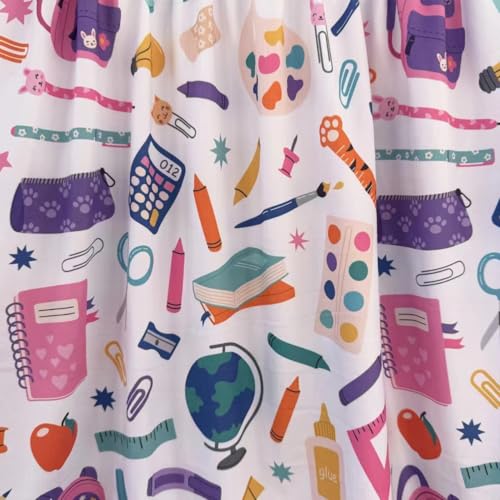 Back to School Girl Dress Little Princess Print Back to School Dress3