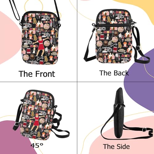 G2TUP Hope in Scarlet Crossbody Bag Orphan Grace Fans Gift Red Ribbon Girl Musical Shoulder Bag Hard-Knock Dreams Merch3