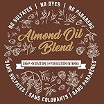 Almond Oil Blend Sulfate-Free Shampoo with Avocado Oil for Intense Hydration, Deep Moisturizing Shampoo for Thick, Curly, Frizzy or Coarse Hair, Paraben & Dye-Free