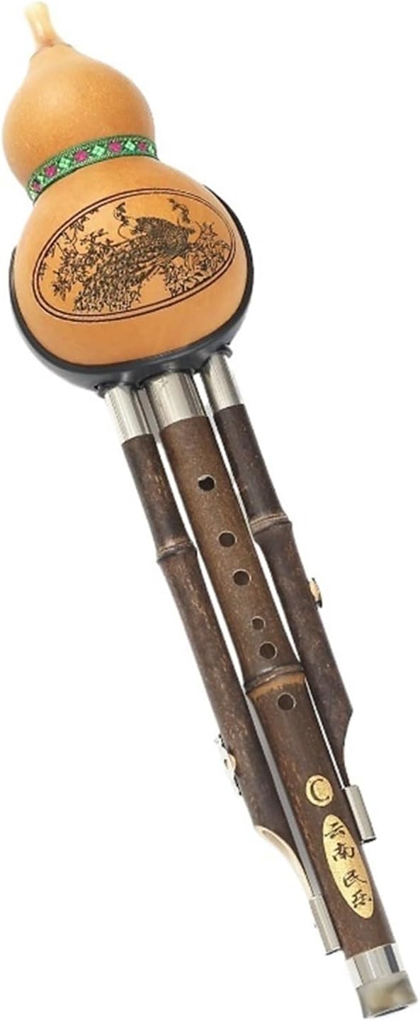 伝統楽器 フルシ 大人向けの手作りHulusi CキーBフラットプロフェッショナルパフォーマンス楽器(Type 3)