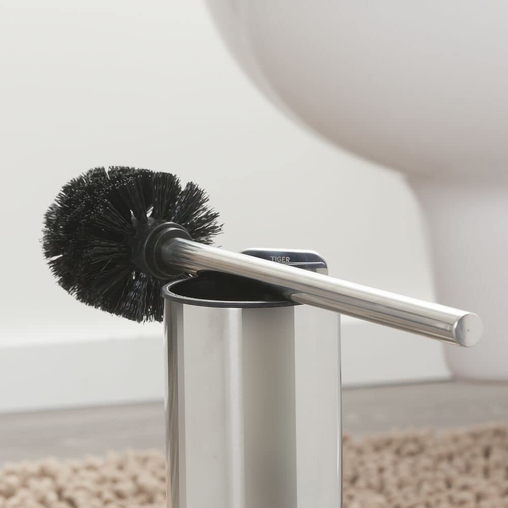 Tiger Colar Portascopino per il bagno Acciaio inox lucidato