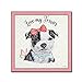 Staffordshire Terrier 1 by Jean Plout, 35x35-Inch Canvas Wall Art