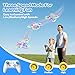 Mini Drones For Kids Beginners - With LED Lights And 2 Batteries, Remote Control RC Quadcopter with Altitude Hold and 3D Flips,Full Propeller Protect,Boys Toys Gifts(Blue)