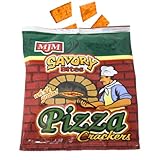 MJM Savory Bites Whole Grain Pizza Cracker - Case of 25 Packs | Wholesome and Flavorful Snack | Perfect for Any Occasion | Healthy and Satisfying