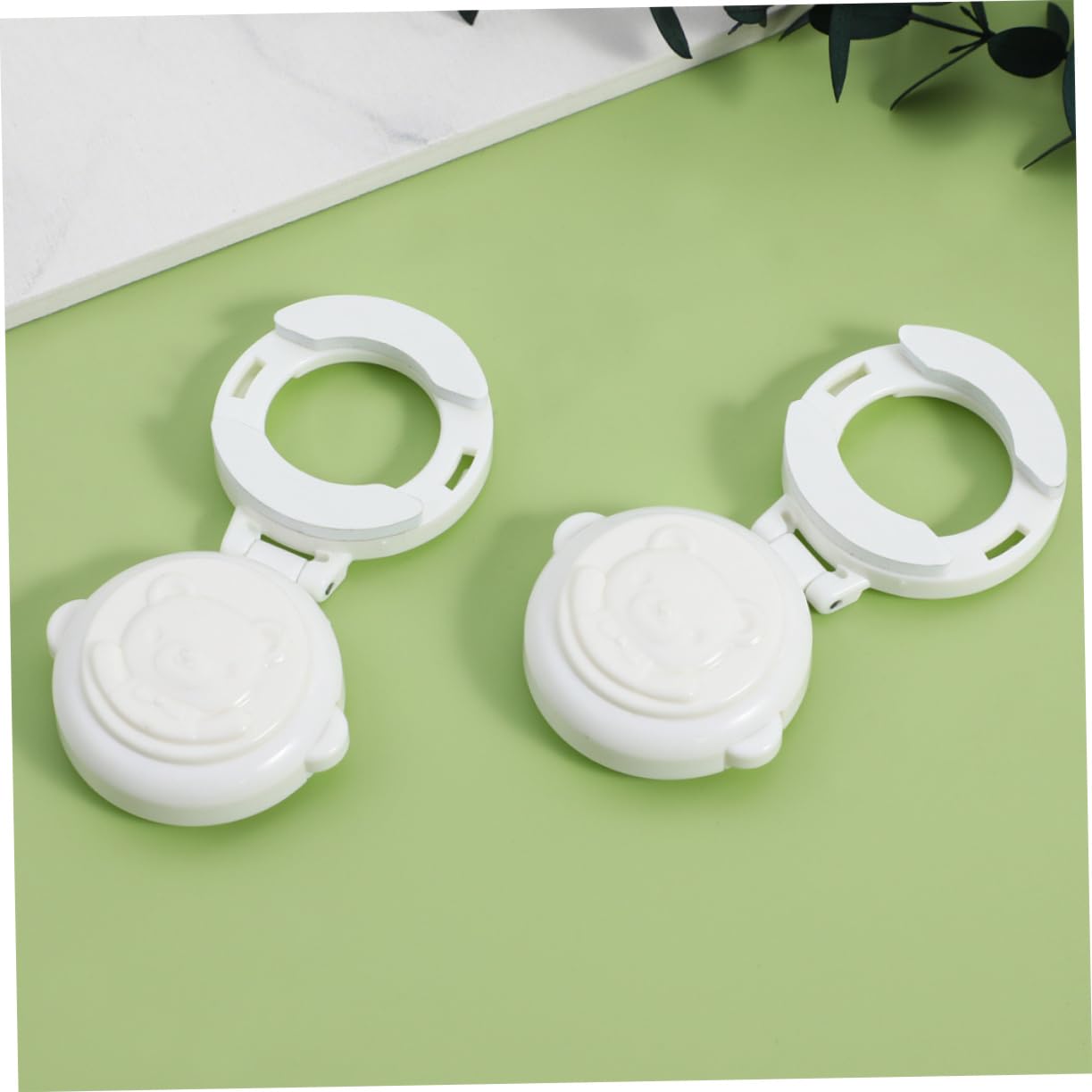 ERINGOGO 6pcs Gas Stove Knob Covers Child Safety Stove Guard Easy Operation One-Key Start Lock