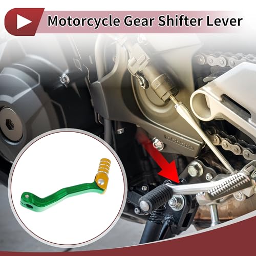 Levier de vitesse pliable moto A ABSOPRO finition alu anodisé - 2