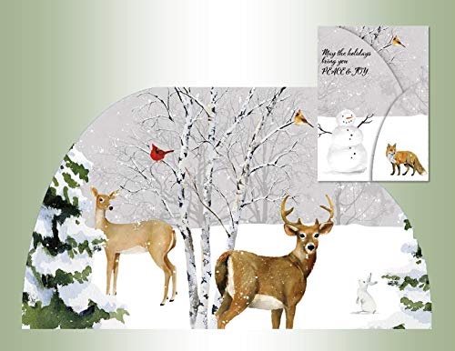 Forest Friends - Panoramic Tri-Fold