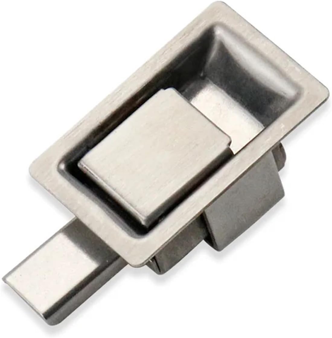 Stainless Steel Pull Plate Type Lock 1Pcs