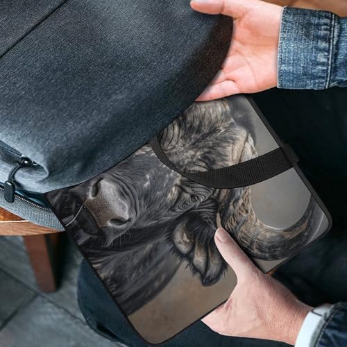 Laptop Shoulder Bag 17inch Laptop Bag Computer Bag Black miniatura 2