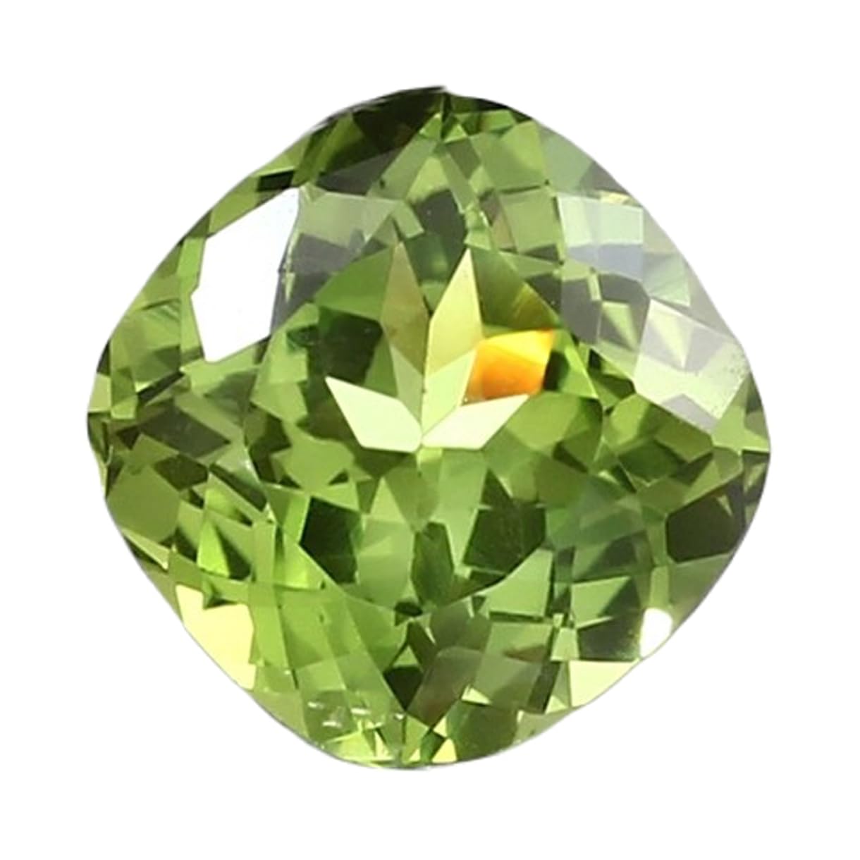 Saphir vert Ceylan 9x9mm GH_NAT_09146 pour création de bijoux