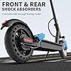 Aovowheel Electric Scooter for Adults, Folding E Scooter with 350W/500W Motor 16-24 Mph Top Speed, Max 15-60 Miles Long Range, 6.5''/8.5''/10''/14'' Solid Tires Commuting Scooters, Dual Brakes, APP #1