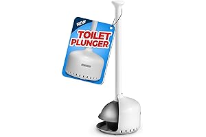 Toilet Plunger for Toilet Bowl with Holder