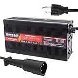 48V 10A Golf Cart Battery Charger for Club Car,10 Amp Smart 48 Volt Battery Charger with 3 Pin Golf Cart Charger 48 Volt for Club Car,48V Golf Cart Charger