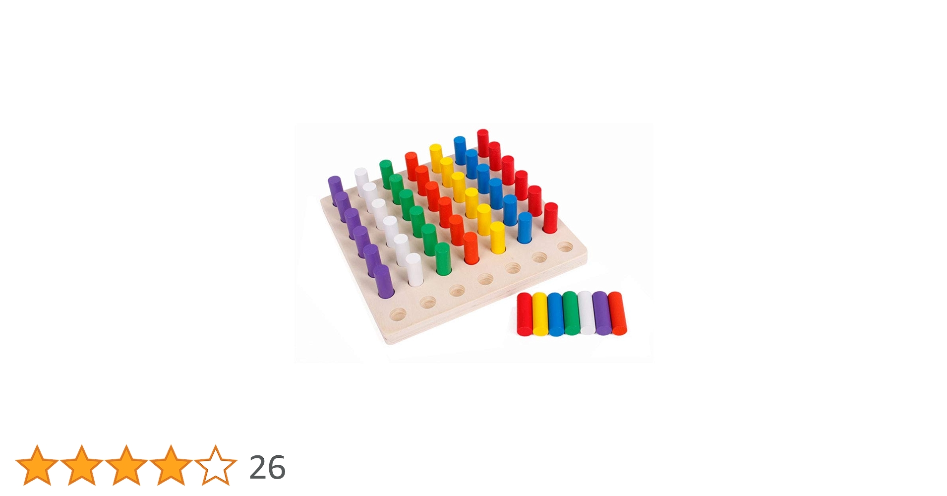 【残り１つ！モンテッソーリ教育】円柱さし　はめ込み円柱　教具 知育玩具 Amazon.co.jp: モンテッソーリ 円柱さし 知育 玩具 カラフル 木製