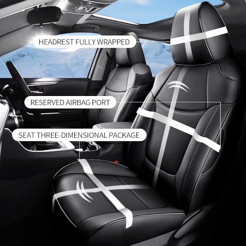 Image of IKABEVEM Custom Fit Seat Covers Fit for Toyota Corolla 2020-2026 Full Set