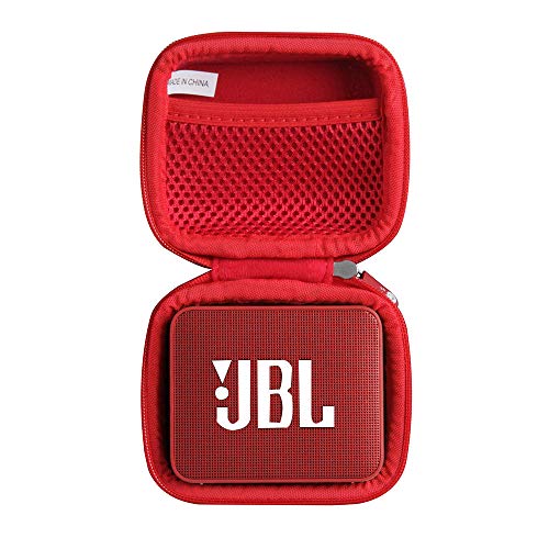Hermitshell twarde etui podróżne EVA do przenośnego głośnika Bluetooth JBL Go2 (czerwony)