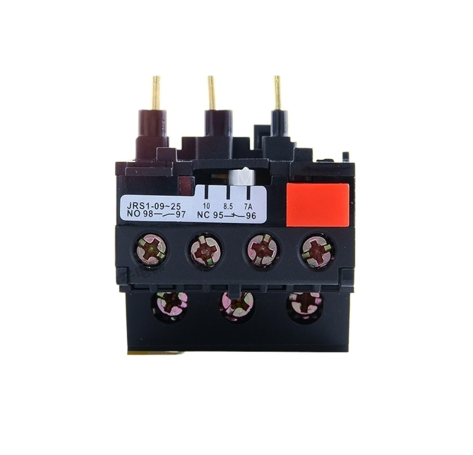 Protector térmico de motor JRS1 con rango 1.6A a 25A acoplable a CJX2 NC1 5