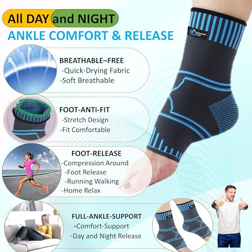 Image of Sleeve Support Sock For Woman & Men(I Pair Support Running Walking Sleeping Home Relax. Breathable&Comfortable