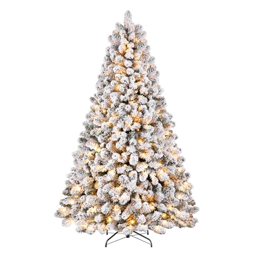 Shareconn 229 cm Preilluminato Albero di Natale Artificiale, Albero di