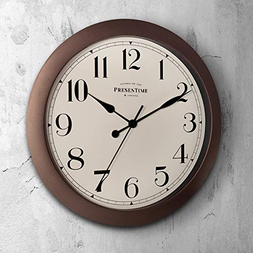 Horloge Murale Presentime & Co pour salon rustique chic 29cm - 3